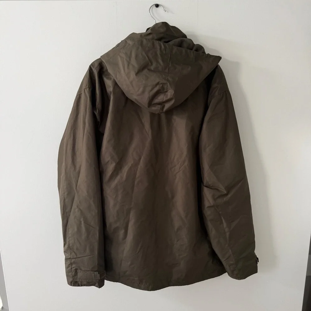 Mountain Warehouse 3 in 1 Jacket Mens XL Olive Fleece Lined Waterproof Fell